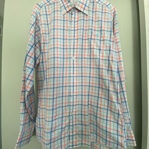 Plaid Button-Up Shirt